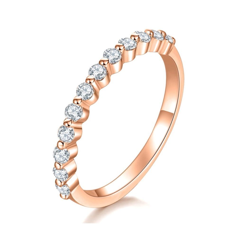 18k Diamond Half Eternity Ring